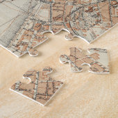 Puzzle Vintage Map of Zurich Switzerland (Côté)