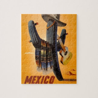 Puzzle Vintage Mexique - Mexique Voyage Tourisme Advert