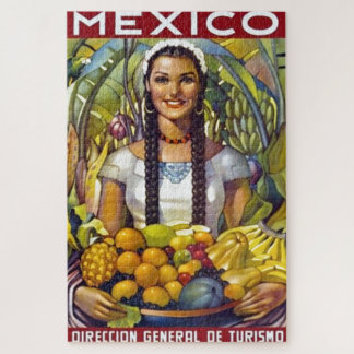 Puzzle Vintage Mexique Travel Tourisme Publicité