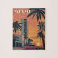 Vintage Miami Florida Travel