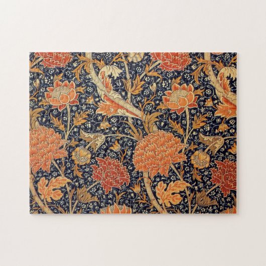 Puzzle Vintage modèle floral, William Morris (Horizontal)