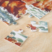 Puzzle Vintage Monterey Coastline California Tourisme USA (Côté)