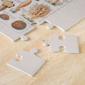 Puzzle Vintage Mushroom Fungus Illustration I (Côté)