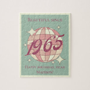 Puzzle Vintage né en 1965 59e 60e anniversaire