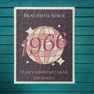 Puzzle Vintage né en 1966 59e 60e anniversaire