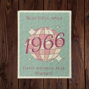 Puzzle Vintage né en 1966 59e 60e anniversaire