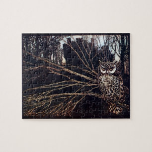 Puzzle Vintage Night Owl Rackham