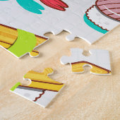 Puzzle Vintage nigiri sushi, motif doodé (Côté)