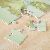 Puzzle Vintage Noël Bois Animaux Inspirationnels (Côté)