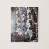 Puzzle Vintage Noël, Central Park en hiver (Vertical)