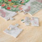 Puzzle Vintage Noël Famille des sapins de Noël (Côté)