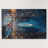 Puzzle Vintage Noël Nouvelle Ville (Horizontal)