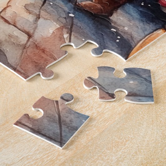 Puzzle Vintage Noël Père Noël (Côté)