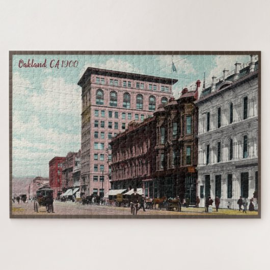 Puzzle vintage Oakland CA (Horizontal)