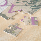 Puzzle Vintage Peace Home Magnifique Love Designer Collag (Côté)