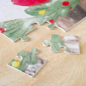 Puzzle Vintage Père Noël HoHoHo Noël merveilleux jour (Côté)