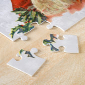 Puzzle vintage père Noël ou st nick (Côté)