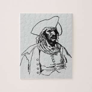 Puzzle Vintage Pirates, croquis de Buccaneer par Howard P