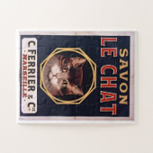 Puzzle "Vintage poster Savon Le Chat" (Horizontal)