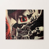 Puzzle Vintage Pulp Horror Woman (Horizontal)