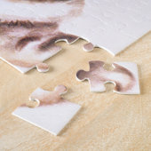 Puzzle vintage retro chat de Noël (Côté)