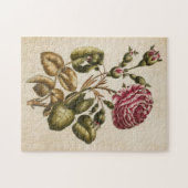 Puzzle Vintage Rose végétal (Horizontal)
