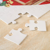 Puzzle Vintage Saint Valentin, Fille sur une clôture (Côté)