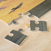 Puzzle Vintage Science Fiction Seaplane Airplane Ship (Côté)