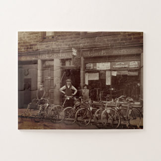 Puzzle Vintage Scottish Bicycle Shop G J MacDonald c 1925