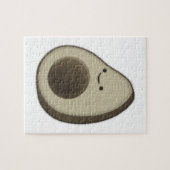 Puzzle Vintage Style Avocado Drawing (Horizontal)