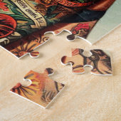 Puzzle Vintage Tattoo Old School Pin-up (Côté)