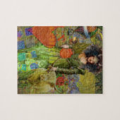 Puzzle Vintage Taurus Classique Femme Portrait Art gothiq (Horizontal)