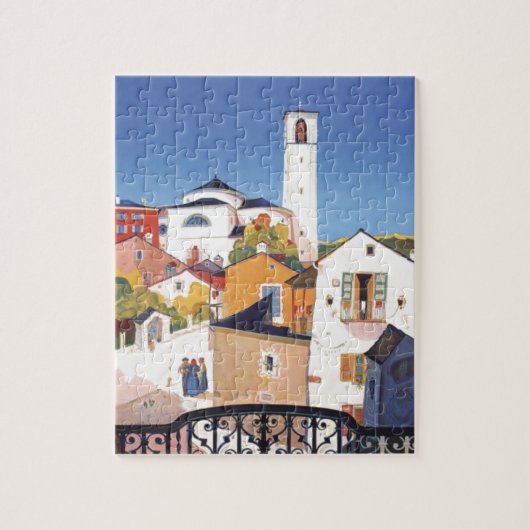 Puzzle Vintage Tessin Tessin Canton Suisse (Vertical)