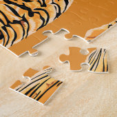 Puzzle Vintage Tiger Safari Motif de la faune (Côté)