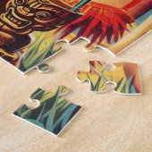 Puzzle Vintage Tiki vers le haut (Côté)