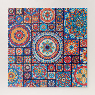 Puzzle Vintage tiré à la main : éléments décoratifs islam