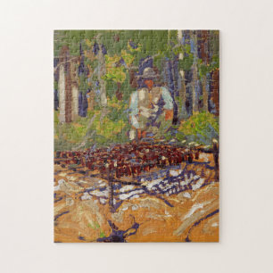 Puzzle Vintage Tom Thomson Poacher Canadian Art Classic
