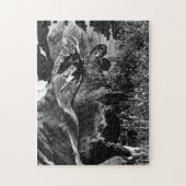 Puzzle Vintage USA Alaska bull moose 1970 (Vertical)