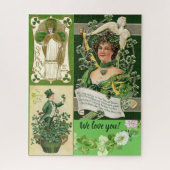Puzzle Vintage vert (Vertical)