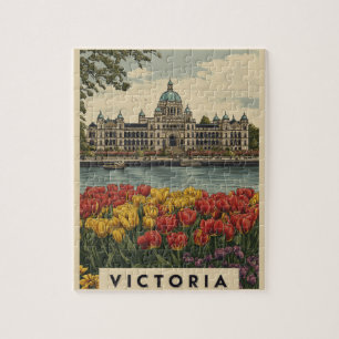 Puzzle Vintage Victoria Colombie-Britannique Voyages