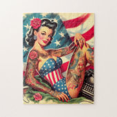 Puzzle Vintage Vieux Tatouage (Vertical)