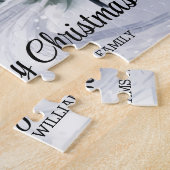 Puzzle Vintage Village de Noël (Côté)