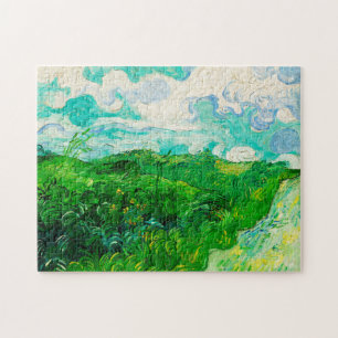 Puzzle Vintage Vincent Van Gogh Green Wheat Fields