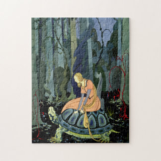 Puzzle Vintage Virginia Sterrett Princess chevauche une T