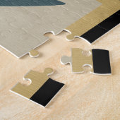 Puzzle Vintage voyage bleu de poissons du lac Michigan (Côté)