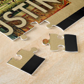 Puzzle Vintage voyage d'Austin Texas (Côté)