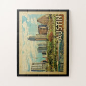 Puzzle Vintage voyage d'Austin Texas (Vertical)