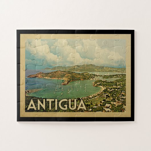 Puzzle Vintage voyage de l'Antigua (Horizontal)
