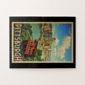 Puzzle Vintage voyage de Pittsburgh en Pennsylvanie (Horizontal)