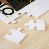 Puzzle Vintage voyage de tennis Monte Carlo Monaco (Côté)